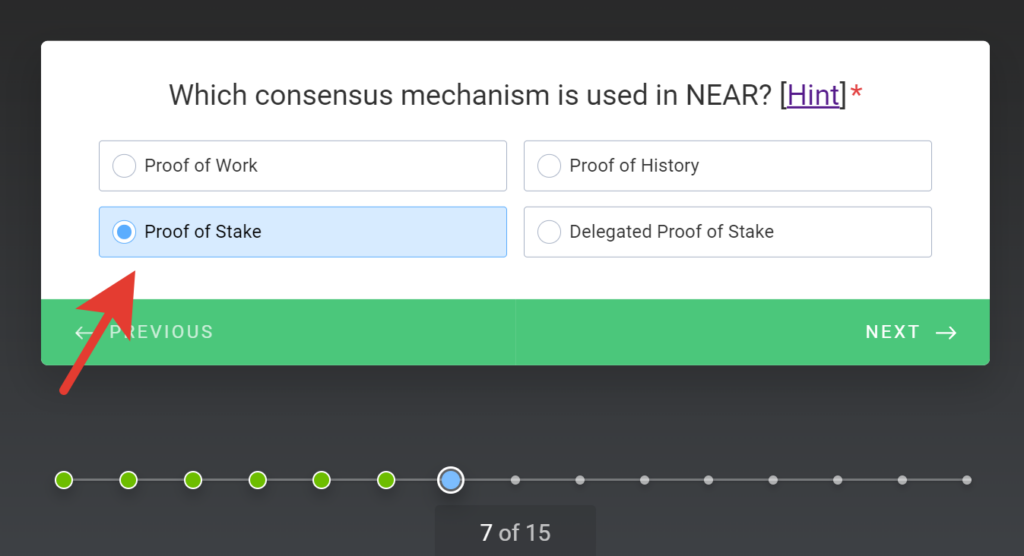 near protocol quiz coinmarketcap вопрос 7