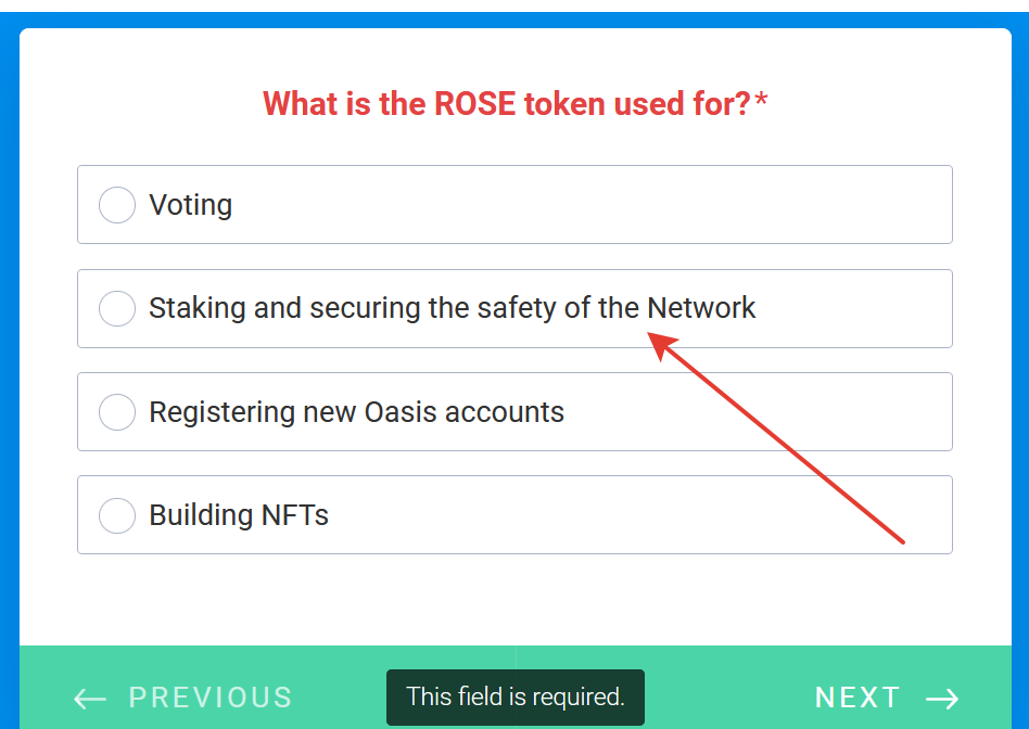 What is the ROSE token used for? 