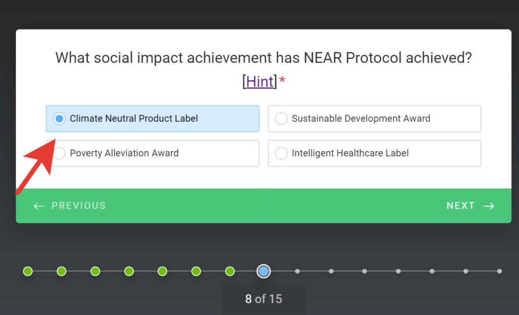 вопрос 8 near protocol quiz coinmarketcap